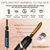 DUST2OASIS Heated Eyelash Curlers, Electric Eyelash Curlers, Rechargeable Lash Curler with Eyelash Comb for Makeup Natural Curling Eye Lashes and 24 Hours Long Lasting - Black 2024 Updated Model