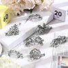 WILLBOND 8 Pcs Viking Celtic Hair Clips Vintage Celtic Knot Hairpins Retro Silver Alloy Hair Sticks Viking Metal Celtic Hair Barrette Jewelry Accessories for Women Girls Birthday Gifts