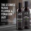 Mountaineer Brand Basic Beard Bundle | Beard Wash and Conditioner for Men | Beard Shampoo/Beard Conditioner Set | Deep Cleans | Leaves Hair Soft and Hydrated | Lime & Sage Scent | 2 Count | 8oz