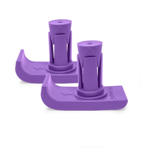Top Glides Flexfit Universal Walker Ski Glides - Purple - 1 Pair