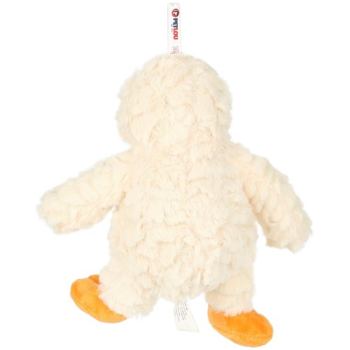 Pet Lou Duck Plush Squeker Dog Toy, 9-inch Height