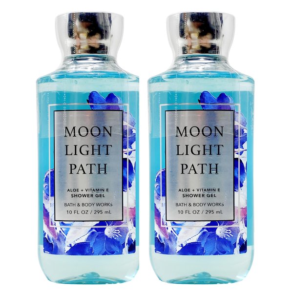 Bath and Body Works Moonlight Path Shower Gel Gift Sets 10 Oz 2 Pack (Moonlight Path)