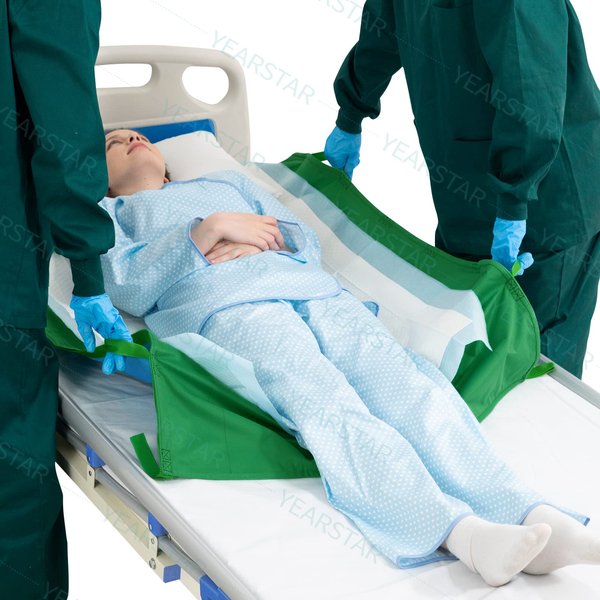 YEARSTAR All-Purpose Transfer Blanket, Washable & Reusable Transfer Sheet with Handles - Lifting Board Device for Body Lift, Turning, Moving - Caring Physically Challenged People, Elderly, Patient