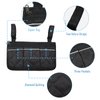 Walker Bags for Folding Walker - Durable Walker Baskets for Rolling Folding Walker with Reflective Strips, Universal Walker Bag Wheel Chair Accessories Bag, Two Adjustable Velcro Straps, Black