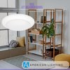 American Lighting Quick Disc 4 in. White Round 120V, 3000K, 9W, 500Lm Downlighting, Easy to Install, Dimmable, Led for Residencial, and Commercial Use (1 Pack)