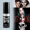 Spooktacular Creations 3 PCS Halloween Makeup Face Body Paint Kit Clown Lip Eye Black Stick Set for Adult and Kids Football Baseball Sports SFX Clown Costume Cosplay Dress Up (Black White Red )