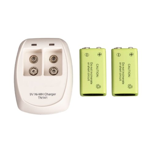 Garrett Recharger Kit SuperWand and THD - 2 NiMH Batteries and 110 Volt 1612000