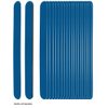 ForPro Professional Collection Super Duper File System, Blue, 220 Grit, Manicure Nail File Refills, 7” L x .75“ W, 50-Count