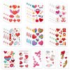 TUPARKA 340 Pcs 44 Sheet Valentine’s Day Temporary Tattoo Valentines Heart Tattoo Sticker for Kids Boys Girls Gift Valentine’s Day Party Supplies