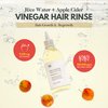 Rice Water for Hair Growth - Apple Cider Vinegar Hair Rinse with Rice Water Cleansing Conditioner,Curly hair product, Gentle Scalp Cleanser for Build Up, Glycolic Acid Dandruff Treatment,10fl.oz