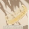 TAN MUJIANG Hair Comb for Women Sheep Horn Pocket-size Antistatic Scalp Massage 1pc