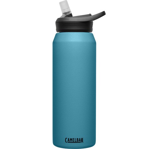 CamelBak eddy+ Water Bottle with Straw 32oz - Insulated Stainless Steel, Larkspur