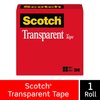 Scotch Transparent Tape, 3/4 in x 2592 in, 3-Inch Core, 1 Box/pack (600)