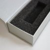 4 x Magnetic USB Presentation Gift Boxes, Silver Grey Color, Flash Drives, Removable Drives, Wedding USB Box, Wedding Presentation Gift Box, Photography, 4, Present Gift