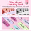 Saviland Nail File Buffer for Acrylic Nails: 16PCS Professional Emery Board for Nails Nail Buffers Manicure Kit Acrylic Nails & Natural Nails 100/180-4000 Grit Doubled Sides Emory Boards Beauty Gift
