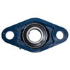 Jeremywell UCFL202-10 Pillow Block Bearing (2 Pack), 5/8 inch Bore, 2-Bolt Flange Mounted, Solid Base, Self-Alignment