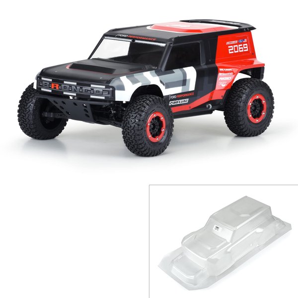 Pro-line Racing 1/10 Ford Bronco R Clear Body Short Course PRO358600 Car/Truck Bodies Wings & Decals