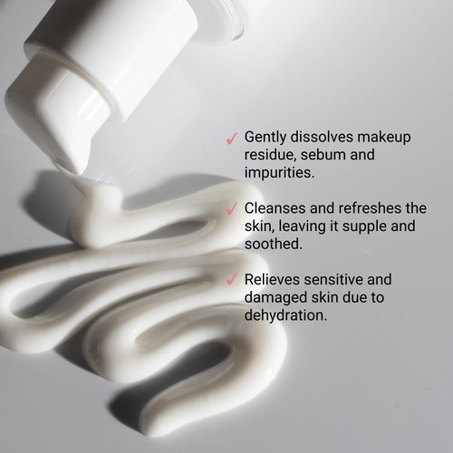 G.M. COLLIN Sensiderm Cleansing Milk | Gentle Face Cleanser for Sensitive Skin | Hydrating Makeup Remover