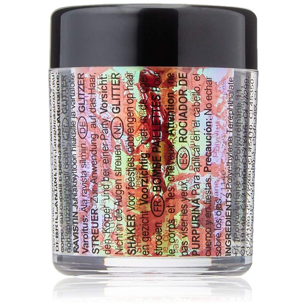 Stargazer Chunky Glitter Shaker - UV Orange 5g (For Hair, Body and Party)