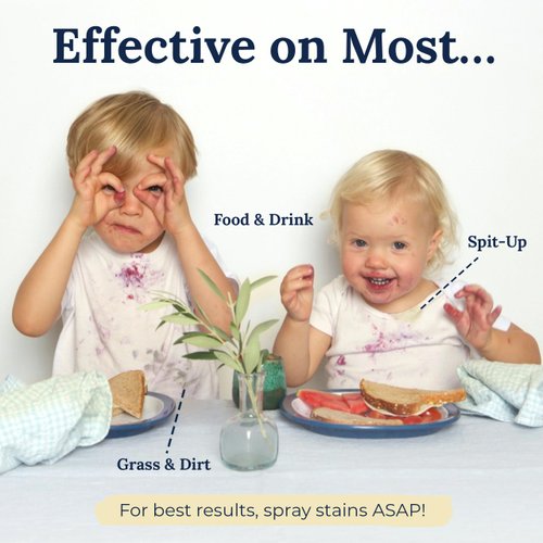 Miss Mouth's Messy Eater Stain Treater Wipes - 25 Pack Stain Remover - Newborn & Baby Essentials - No Dry Cleaning Food, Grease, Coffee Off Laundry, Underwear, Fabric