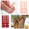 YECIRALA 20 Sheets 440 Pcs Pink Red Solid Toe Nails Polish Stickers Full Nail Wraps Toenails Stickers Wraps for Women Girls Nail Art Stickers Toenails Polish Stickers Stick On Nails Polish Wraps