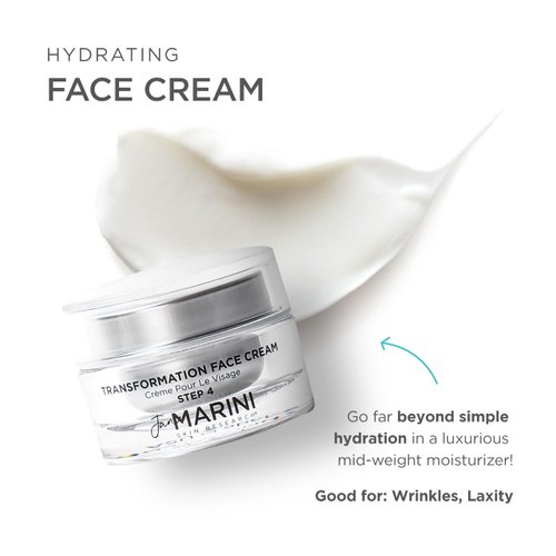 Jan Marini Skin Research Transformation Face Cream - Daily Hydrating Moisturizer for Face - Skincare Facial Cream - Facial Lotion for Dry Skin, Oily Skin & Combo Skin - 1 oz