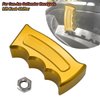 Canitu Gold Pistol Grip Shift knob Shifter Manual & Automatic Transmission Car Grip Handle Gear Shift Lever Knob Shifter Knob Car interrior Accessories for Can-Am Outlander Renegade