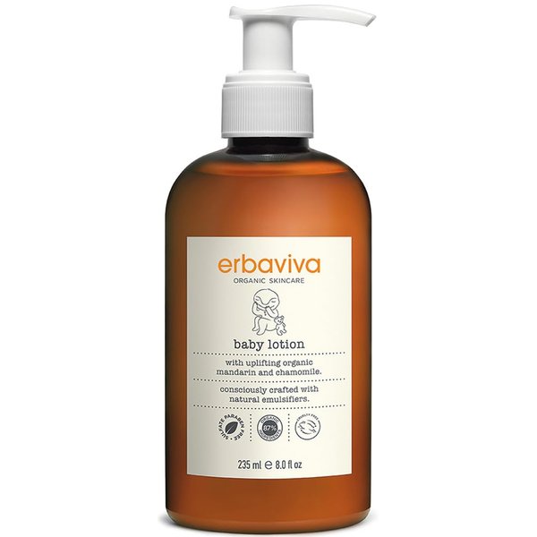 erbaviva Organic Baby Lotion, 8 Fl Oz