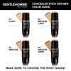 Gentlehomme Men's Concealer Stick with Brush for Dark Circles Eraser, 4 Shades, Light