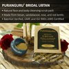 PuranGuru Bridal Ubtan Powder | 50g/1.76 oz | Anti Tan Removal Face Pack | Glowing Skin Face Mask with Natural Herbs, Sandalwood, Chickpeas, and Rose Petals | Brightening and Hydrating Body Powder