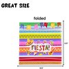 50 Pack Fiesta Napkins for Cinco De Mayo Party Supplies Mexican Fiesta Disposable Lunch Paper Napkins Kids Birthday Taco Tuesday Table Mexican Party Decorations by 4E's Novelty