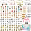 Sofier 542pcs Bangle Bracelet Making Kit DIY Jewelry Making Kit and Supplies Expandable Charm Bracelets Pendants Plier Set Toy Art Craft Gift for Girl Teen Women Adult