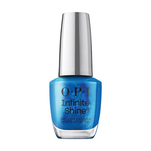 OPI Infinite Shine Do You Sea What I Sea? | Opaque Bright Blue Shimmer Long Wear Gel Like Nail Polish | Vegan, Long Lasting, Streak Free