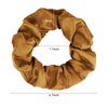 Jaciya 12 Packs Brown Hair Scrunchies Satin Scrunchy Elastic Band Hair Bobbles Scrunchies Hair Ties Ponytail Holder Hair Accessories for Women Girls
