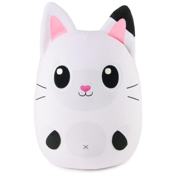 GUND Gabby’s Dollhouse Official Pandy Paws Squishy Plush Toy, Cat Stuffed Animal, Squishy Toys for Ages 1 & Up, White, 12”