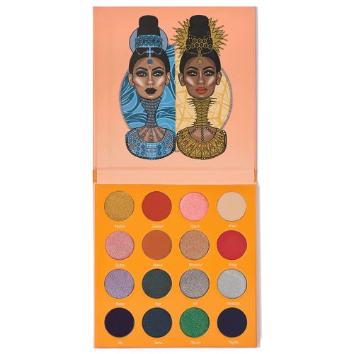 Juvia's Place Bright and Bold Reds Eyeshadow Palette - Professional Eye Makeup, Pigmented Eyeshadow Palette, Makeup Palette for Eye Color & Shine, Pressed Eyeshadow Cosmetics, Shades of 16