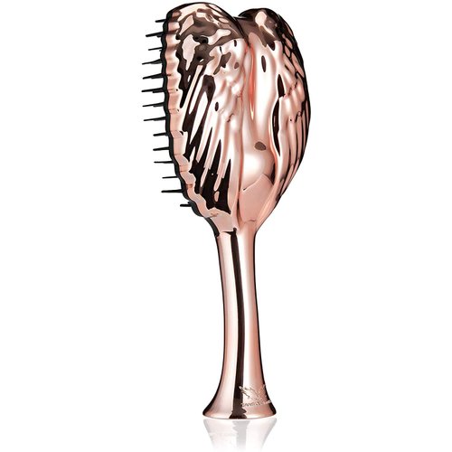 Tangle Angel Detangling Hair Brush - Anti Static Tangle Taming Brush with Soft Bristles - Heat & Water Resistant Pro Detangler Hairbrushes for Women for Fine, Thick, Wavy, & Curly Hair - Rose Gold