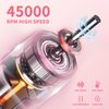 Yasterd Electric Nail Drill, Portable Rechargeable 45000RPM Electric Nail File Machine Professional for Acrylic Gel Nails Polishing Removing, Cordless Efile with Drill Bits Kit for Manicure Salon Home