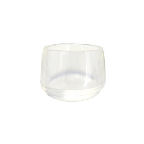 Shepherd Hardware 8612E Leg Tips 1-Inch Inside Diameter Rubber Chair Leg Caps, 24 Pack, Clear