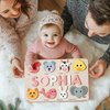 Zuzu Puzzle Personalize Name Puzzle for Toddlers with Animals, Baby Gift for Girls and Boys 0 1 2 3 Year Old, Personalized Puzzle for Kids, 1 Year Old Girl and Boy Kid Gifts, Customized Baby Gift, Montessori Educational Name Toy, Wood Puzzle 1-3