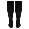 Truform Compression Socks, 8-15 mmHg, Men's Dress Socks, Knee High Over Calf Length, Black, Medium