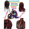 Maradek 100% Acrylic Brazilian Wool Yarn 70g Fiber for Hair Crochet/African Weave/Knitting/Dreadlock Extensions/Twists and More (2 Pack, Burgundy)