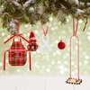 Glimin 1 Set Christmas Elf Doll Accessories Kits 2024 Includes Apron Chef Hat Hammock Swing Sleeping Bag Bathrobe Sweater Dress Headwear Scarf Ear Muffs Eye Mask Glasses Shoes for Elf Doll(Reindeer)