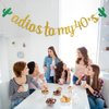 Dalaber Adios to My 40's Banner - Mexican Gold Glitter 49th,50th Birthday Party Decoration for Women, Men - Mexican Fiesta Theme Birthday Party Supplies
