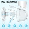 kmaier Breast Pump, Wearable Breast Pump, Hands Free Breast Pump, Electric Breast Pump 2 Mode & 9 Levels, 24mm Flange, 2 Pack