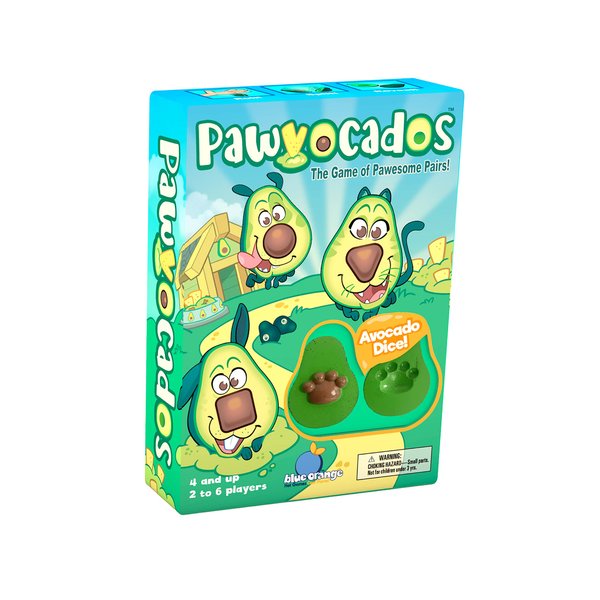 Pawvocados Preschool and Children Collecting and Matching Card and Avocado Dice Game - Educational Game by Blue Orange Games - 2 to 6 Players for Ages 4+