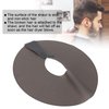 ZJchao Hair Dye Collar for Barber Shop, Silicone Hair Cutting Dyeing Cape Waterproof Hairdressing Shawl Round, Neck Wrap Guard Salon Hairdressing Hair Cutting Pad (Black)