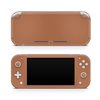 ZOOMHITSKINS Switch Lite Accessories, Compatible for Switch Lite Skin, Plain Solid One Color Coffee Brown, 3M Vinyl, Durable & Fit, Easy to Install, Made in The USA
