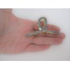 Generic Silver marbled tone textured gold metal hair claw clip