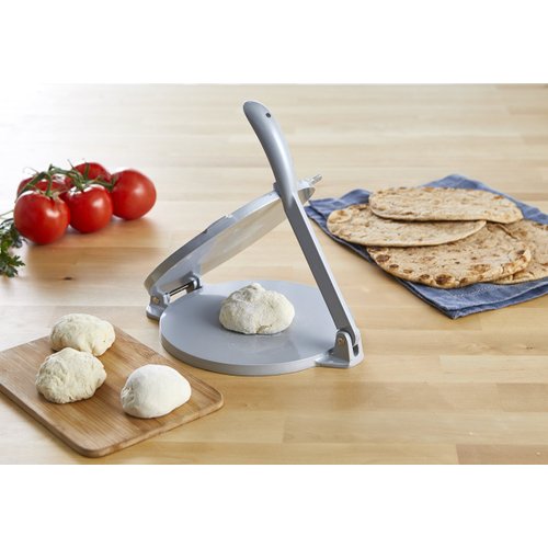 IMUSA USA Tortilla Press, 8 Inch, Silver
